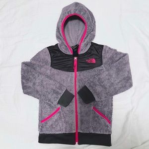 The North Face Fleece Jacket Girls Size Small 7/8 with Hood